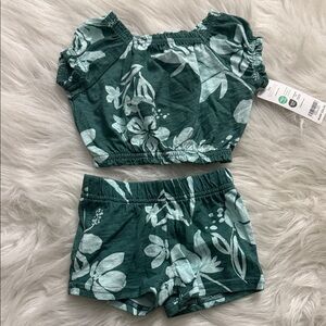 Carters Baby 2-Piece Floral Cotton Outfit Set